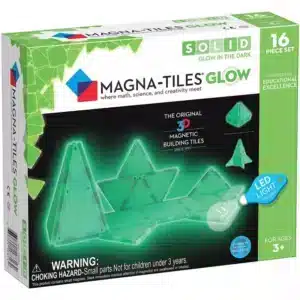 magnetická stavebnica glow 16 dielov